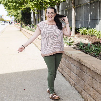 Mosaic Starburst Tee | Easy Crochet Sweater Pattern (PDF)