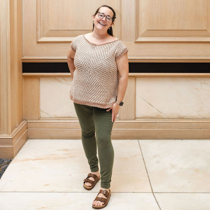 Mosaic Starburst Tee | Easy Crochet Sweater Pattern (PDF)