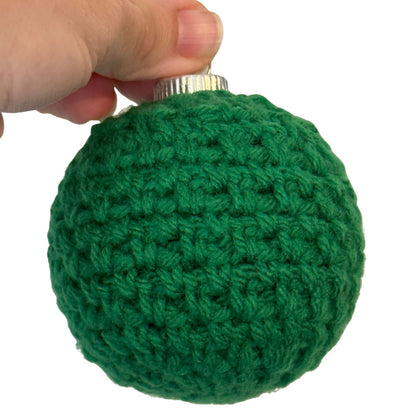 Simple Moss Bauble | Easy Crochet Christmas Ornament Pattern
