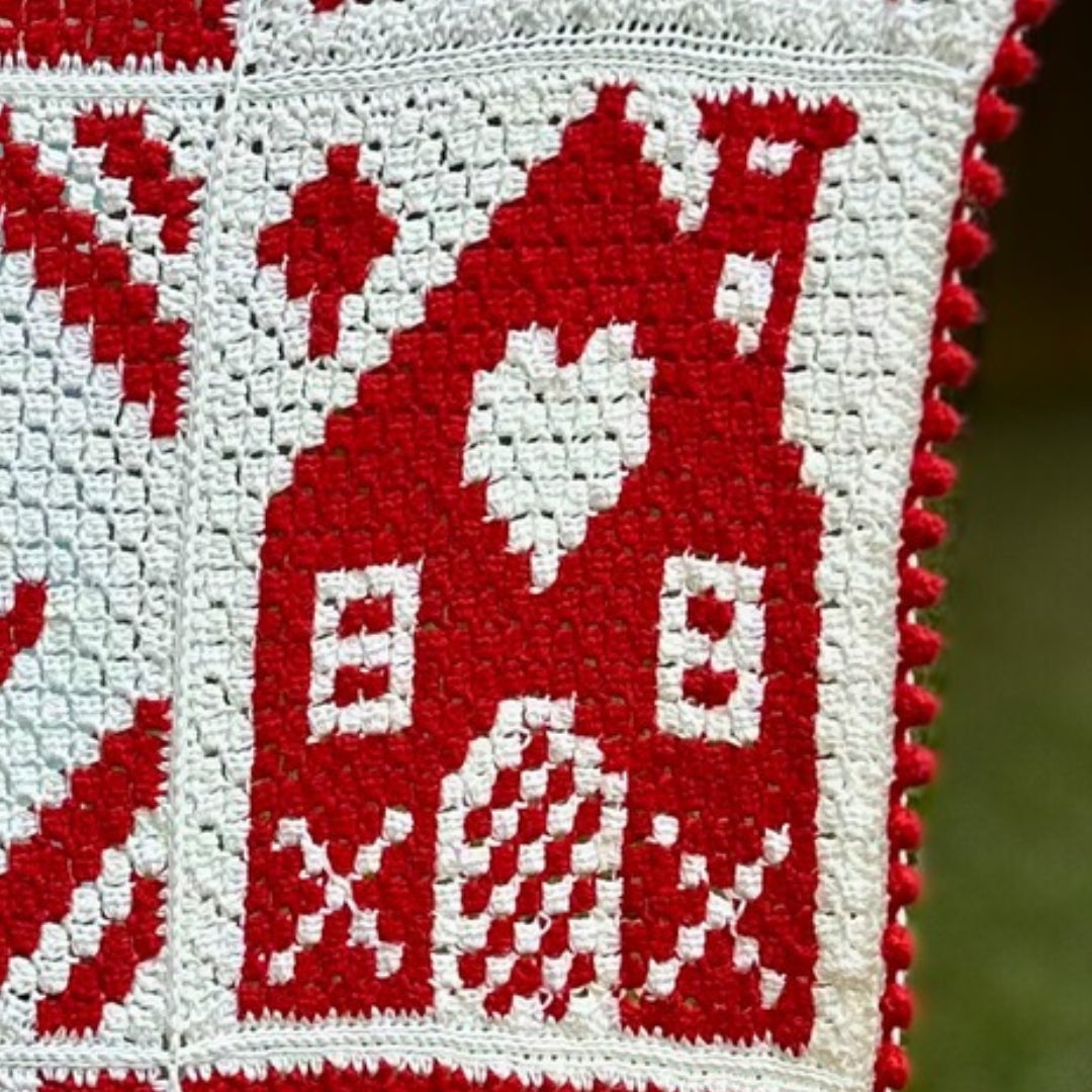 Nordic House C2C Crochet Square | Corner-to-Corner Crochet Pattern with Chart & Color Blocks