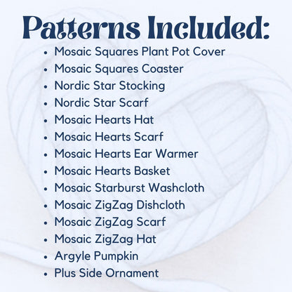 Quick Mosaic Makes - Crochet Pattern Bundle