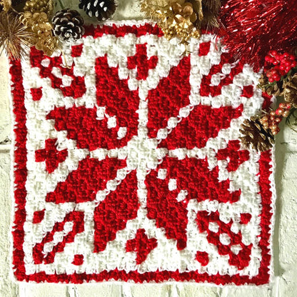 Nordic Star C2C Crochet Square | Corner-to-Corner Crochet Pattern with Chart & Color Blocks