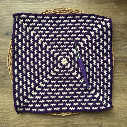 Steady Path - Mosaic Crochet Granny Square Pattern (PDF)