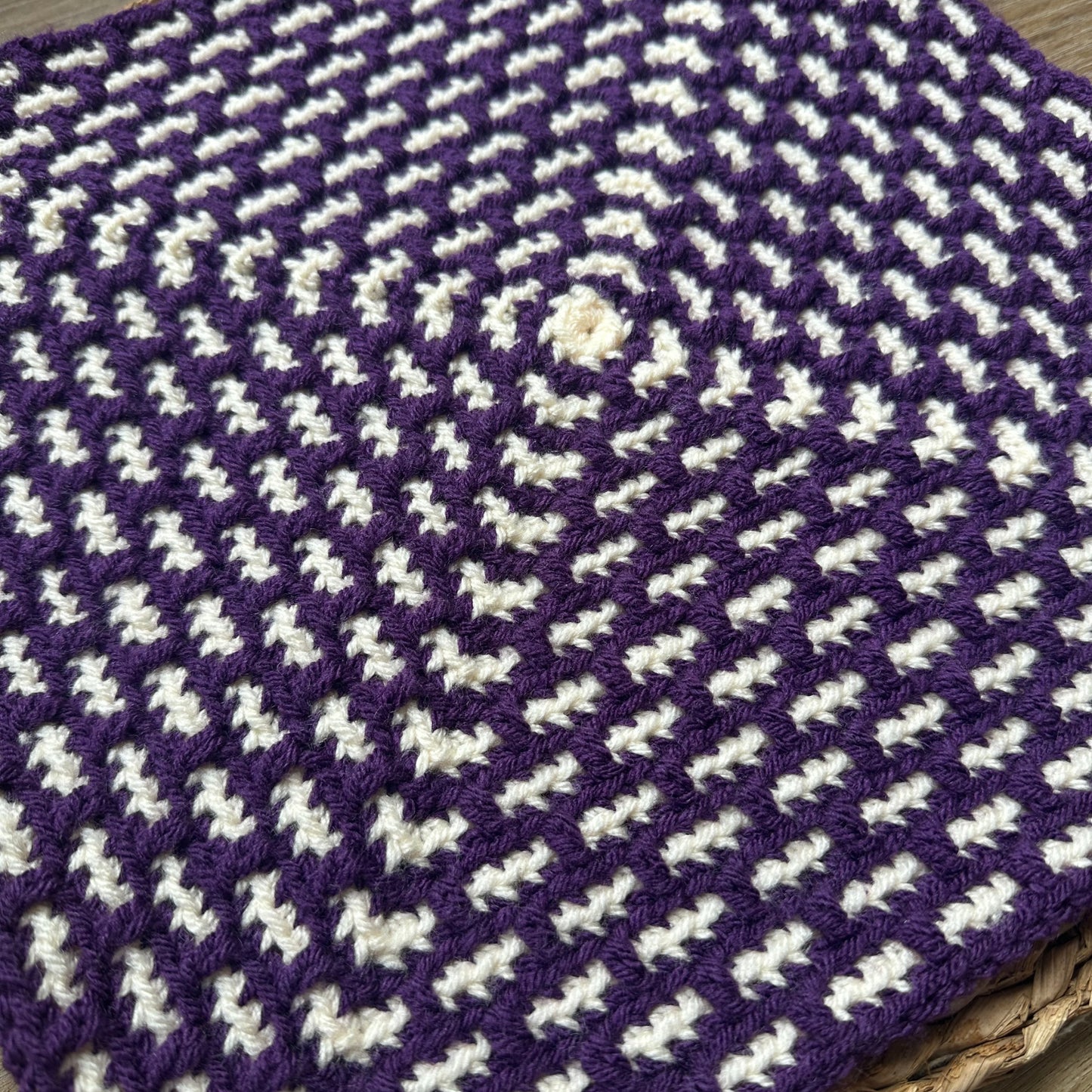 Steady Path - Mosaic Crochet Granny Square Pattern (PDF)