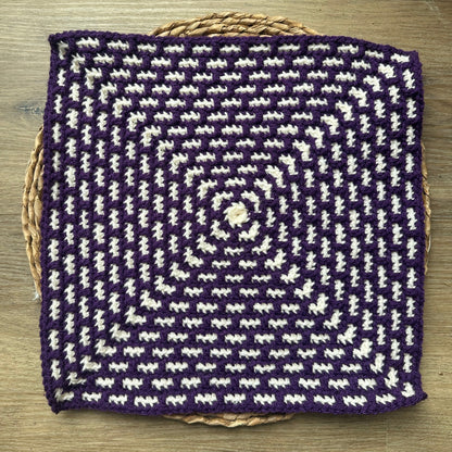Steady Path - Mosaic Crochet Granny Square Pattern (PDF)