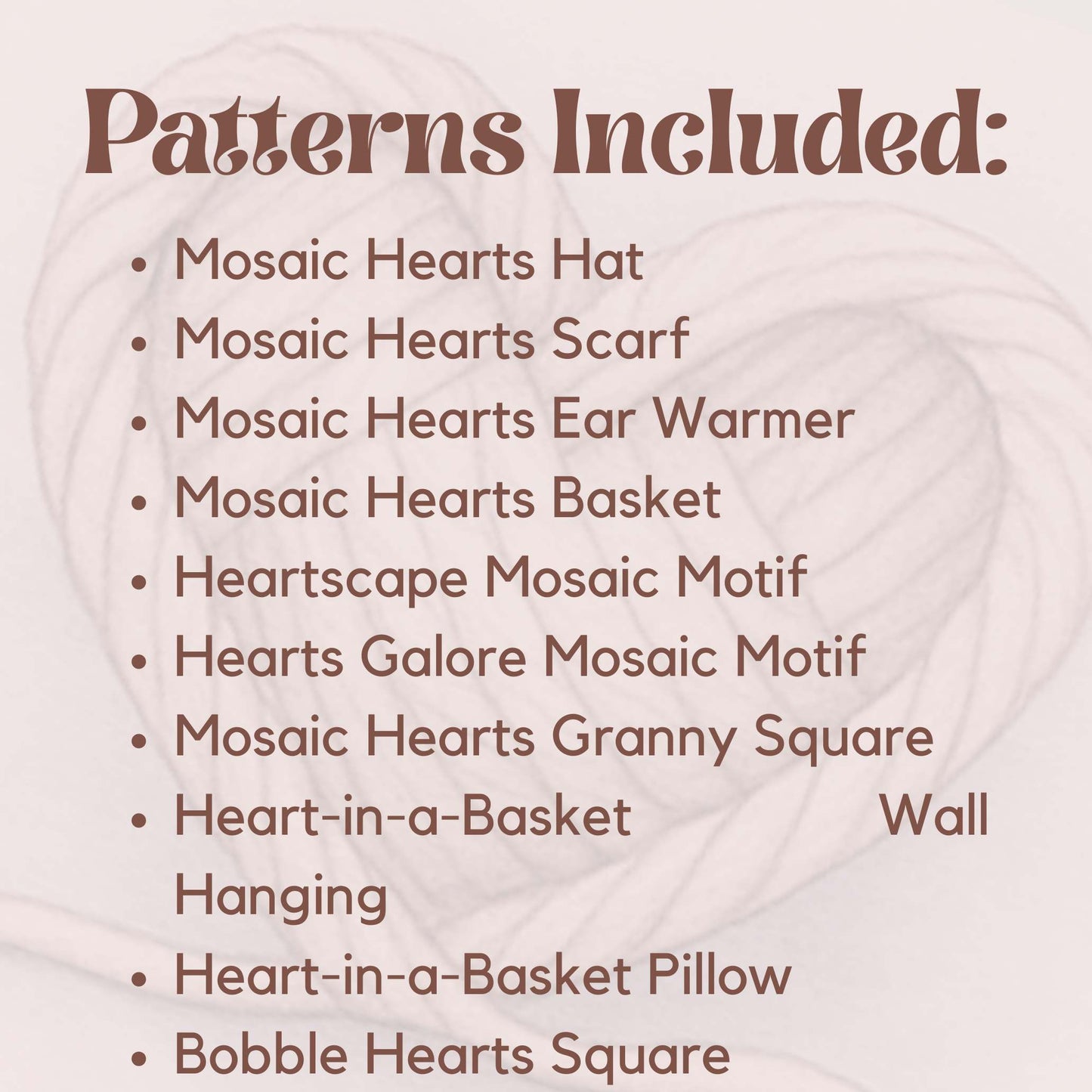 Valentine’s Day Crochet Pattern Bundle – 10 Heart-Themed Designs