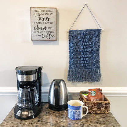 Georgia Wall Hanging | Cable Crochet Pattern
