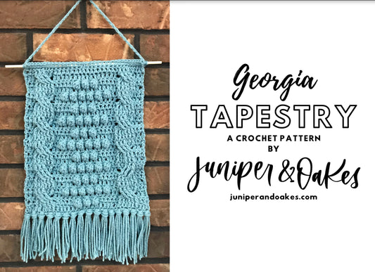 Crochet Pattern: Georgia Tapestry Wall Hanging