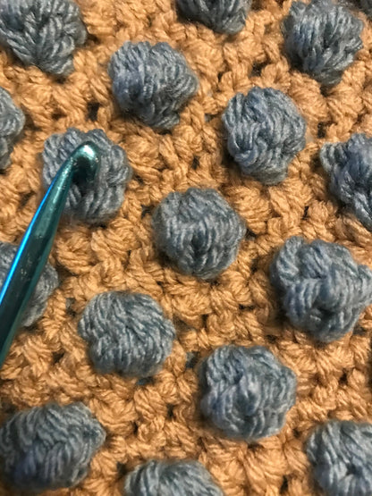 Springtime Bobbles Wall Hanging | Textured Crochet Pattern