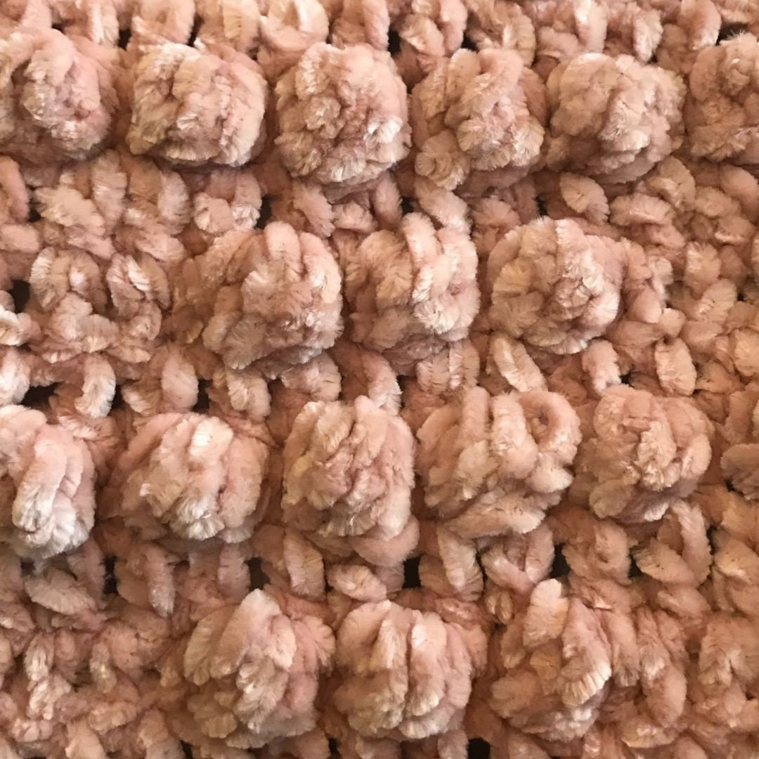 PDF Velvet Pillow Crochet Pattern, The Georgia Pillow. Velour Soft Textured Cushion Cover w bobbles and cables. Lumbar Throw Pillow Pattern