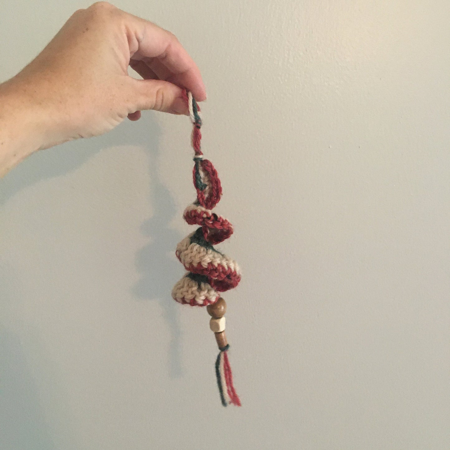 PDF Spiral Ornament crochet PATTERN. Christmas Tree Decoration Crochet Pattern: Twisty Tree ornament