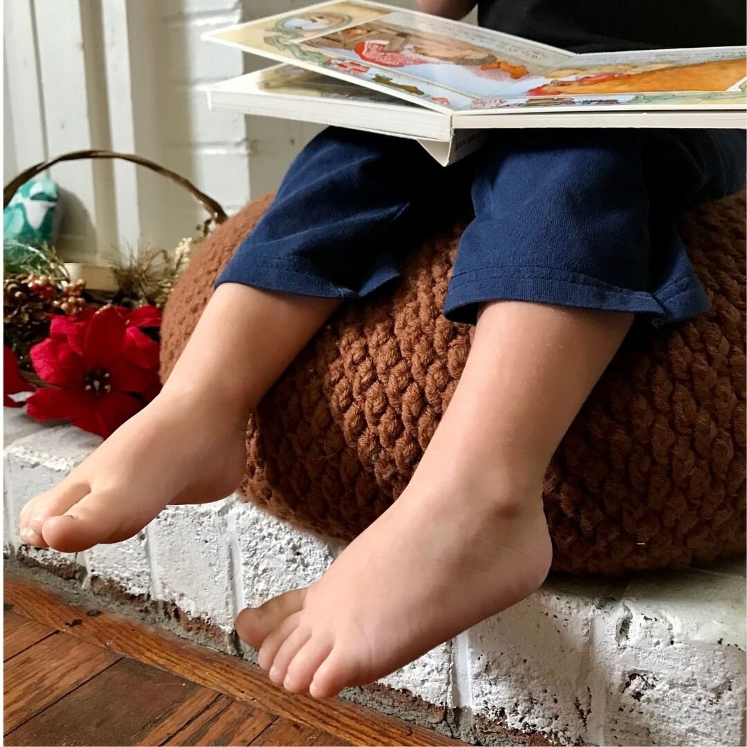 Cozy Alpine Pouf Crochet Pattern | Floor Pillow Ottoman Poof