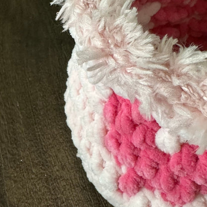 Mosaic Hearts Basket | Overlay Mosaic Crochet Pattern