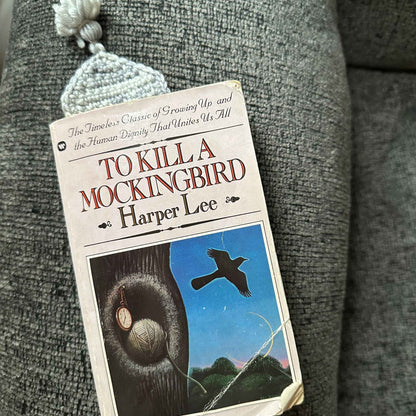 Simple Moss Stitch Bookmark | Easy Crochet Bookmark Pattern