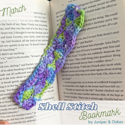 Simple Shell Stitch Bookmark | Easy Crochet Bookmark Pattern
