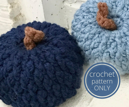 PDF Alpine Stitch Pumpkin Crochet Pattern. How to crochet Fall and Halloween decor tutorial