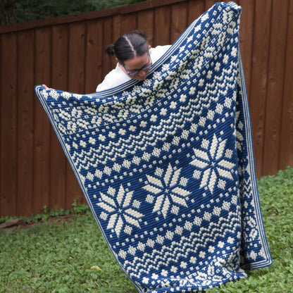 Nordic Star Blanket | Overlay Mosaic Crochet Pattern