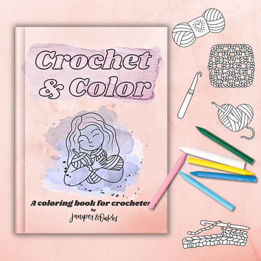 Crochet Coloring Book | Digital Instant Download | Printable
