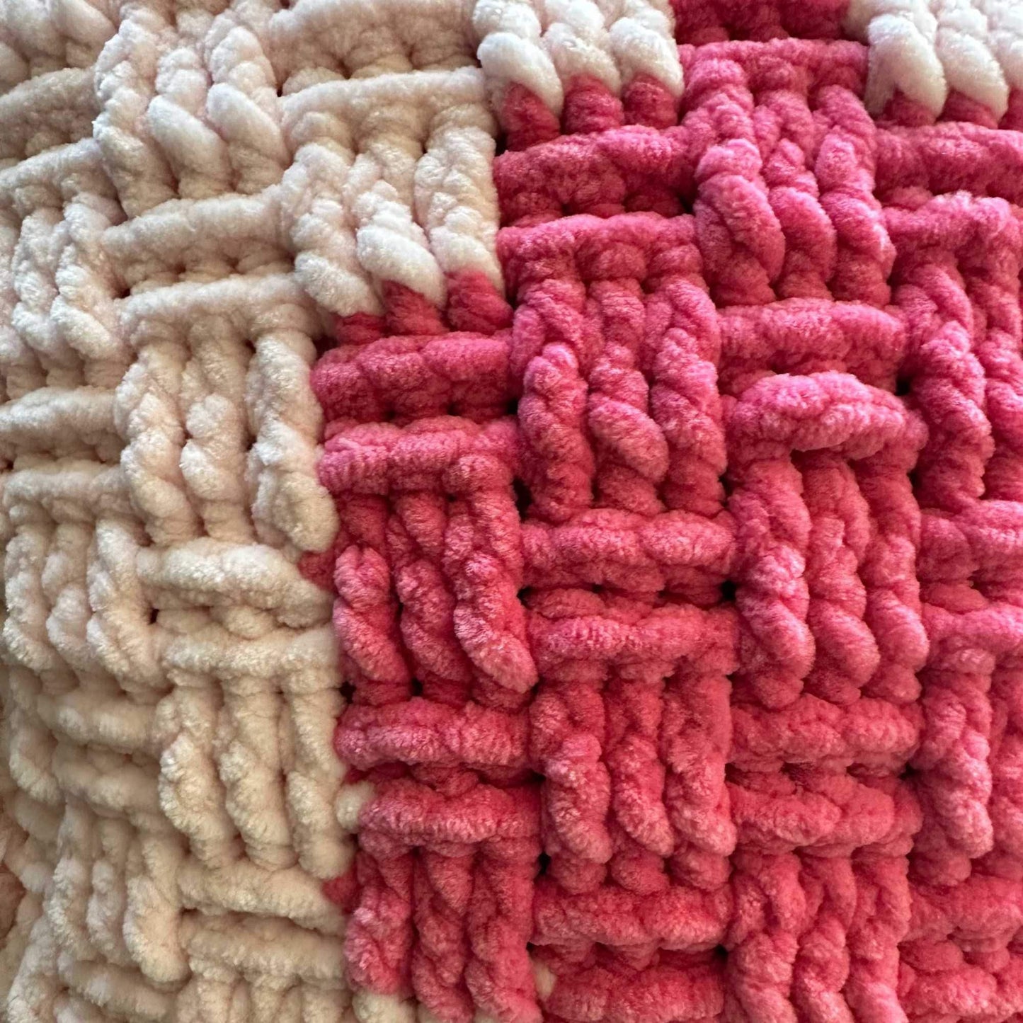 Crochet Heart Basket Pillow | Bulky Yarn Accent Cushion | Intermediate Pattern Home Decor