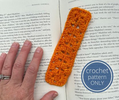 Granny Rectangle Bookmark | Scrap-Busting Crochet Bookmark Pattern