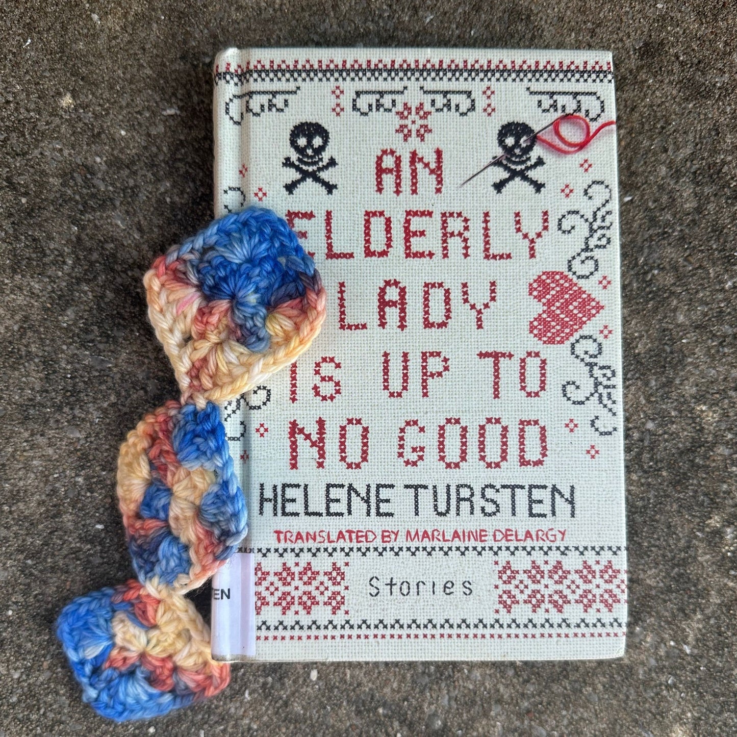 Granny Square Bookmark Crochet Pattern, Easy Project for Book Lovers and Crocheters. Beginner Scrap Busting pattern