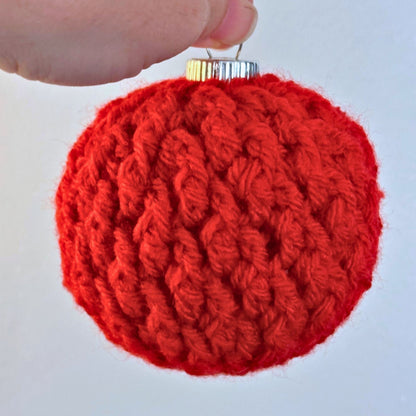 Cozy Alpine Bauble | Crochet Christmas Ornament Pattern