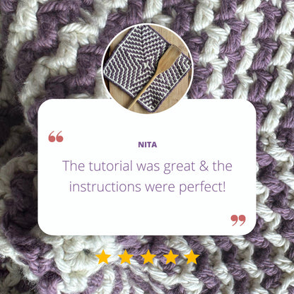 Mosaic Starburst Washcloth | Overlay Mosaic Crochet Pattern