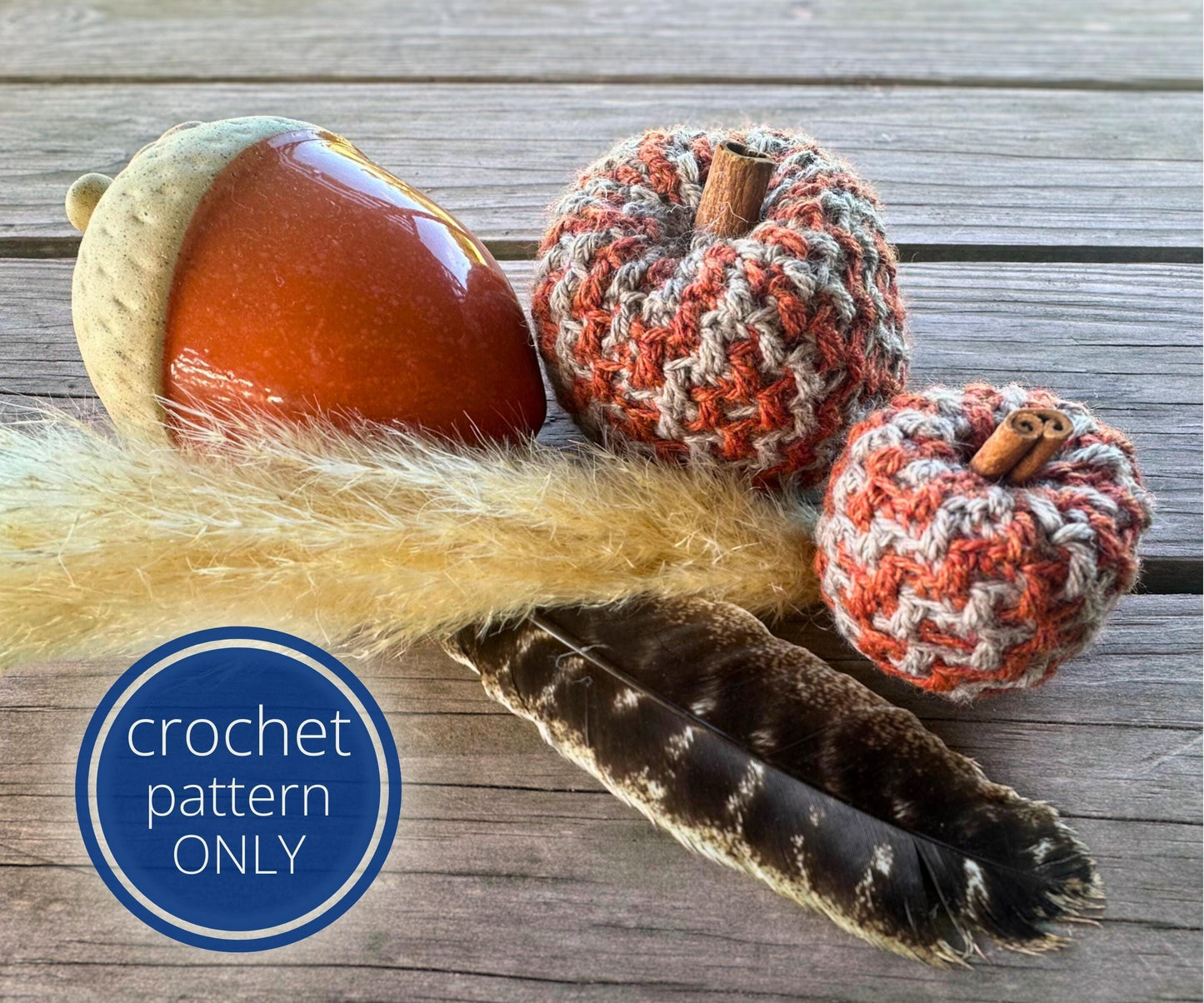 Mosaic Argyle Pumpkins | Overlay Mosaic Crochet Pattern