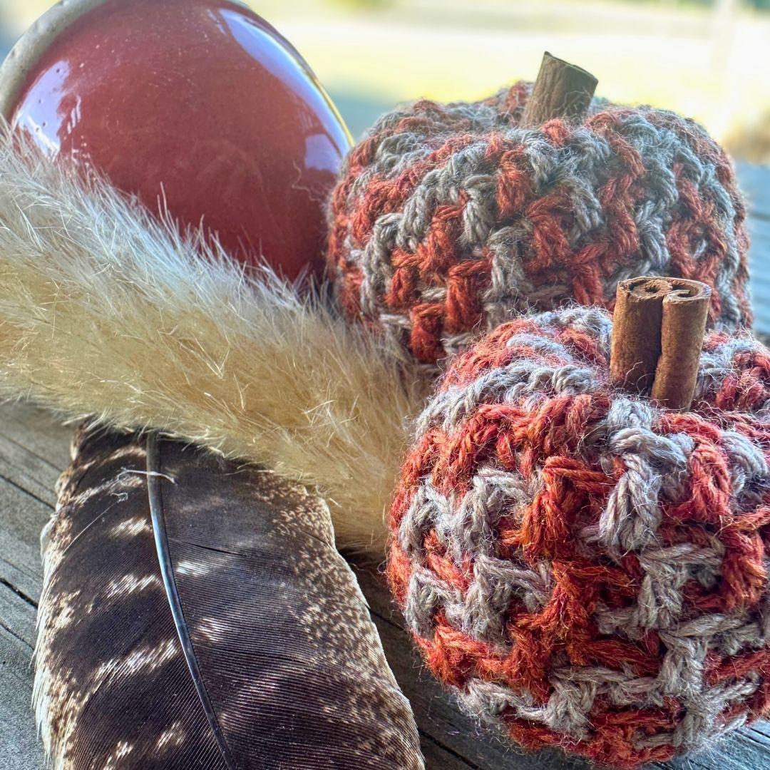 Mosaic Argyle Pumpkins | Overlay Mosaic Crochet Pattern