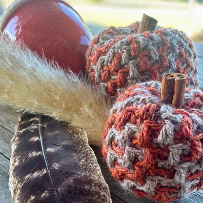 Mosaic Argyle Pumpkins | Overlay Mosaic Crochet Pattern