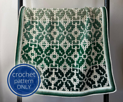 Nordic Star Baby Blanket | Overlay Mosaic Crochet Pattern